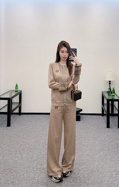 25 New Arrivals Knitted Cardigan and Pants Set