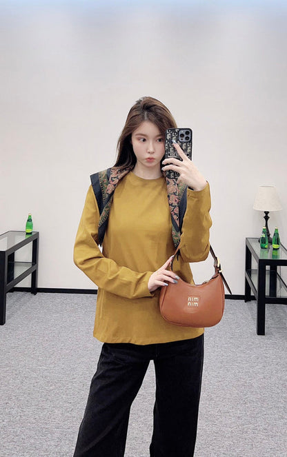 25 New Products Scarf Round Neck Top