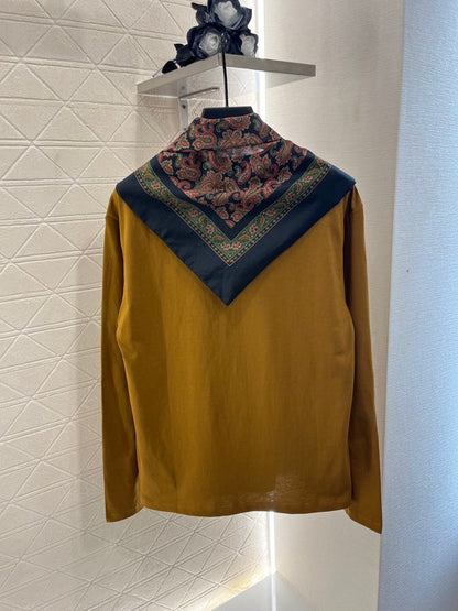 25 New Products Scarf Round Neck Top