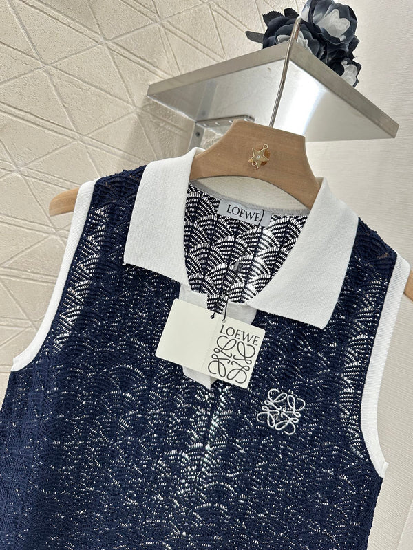 2025 new product Hollow knitted vest
