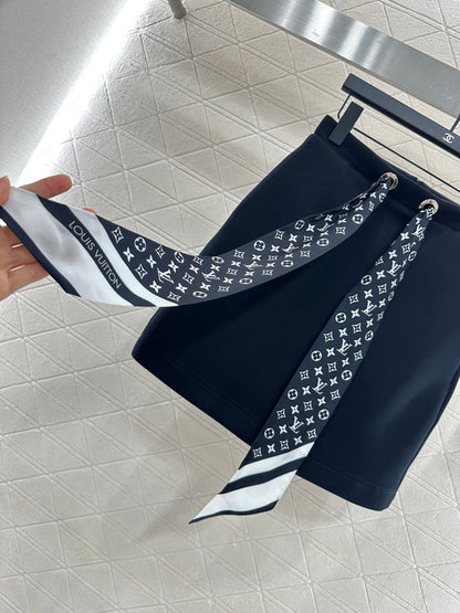 25 new products Silk sweater skirt set