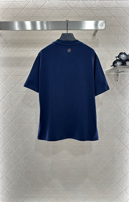 25 New Arrivals Round-Neck Embroidered Short Sleeves