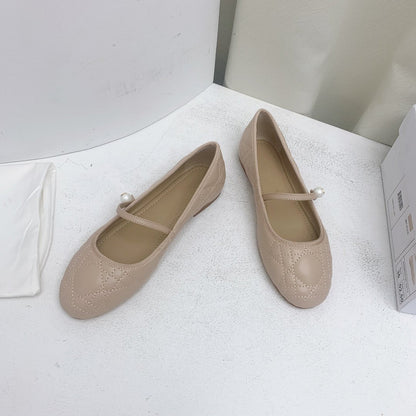 BALLET FLAT BEIGE MOP MIDDLE
