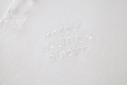 Pearl button woolen polo shirt