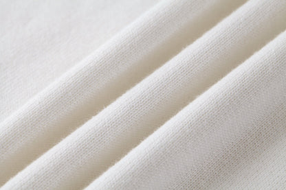 Pearl button woolen polo shirt