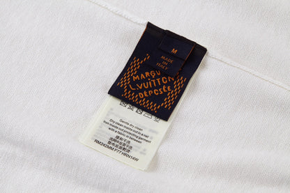 Pearl button woolen polo shirt