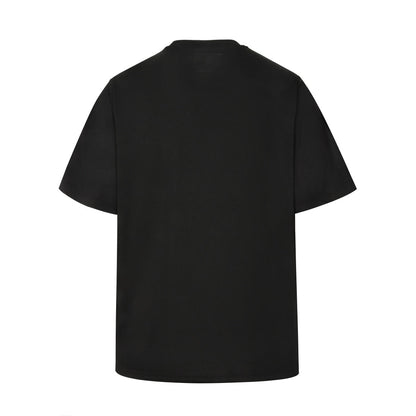 Shoulder embroidered short sleeves