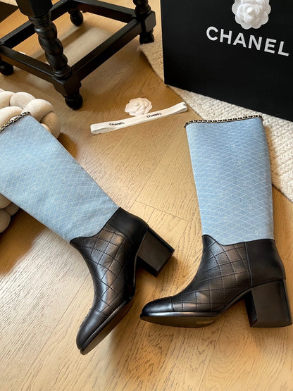 block heel boots