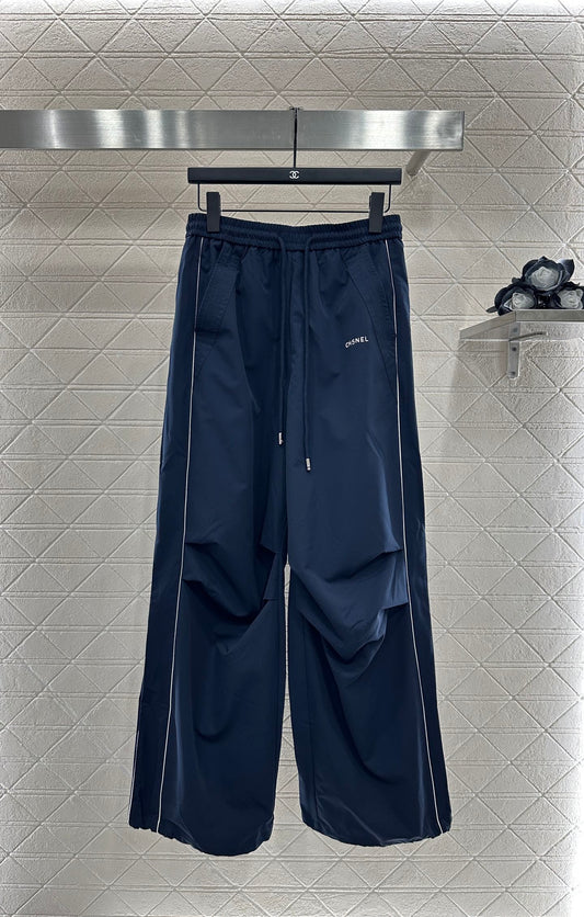 Casual baseball jacket and trousers set.