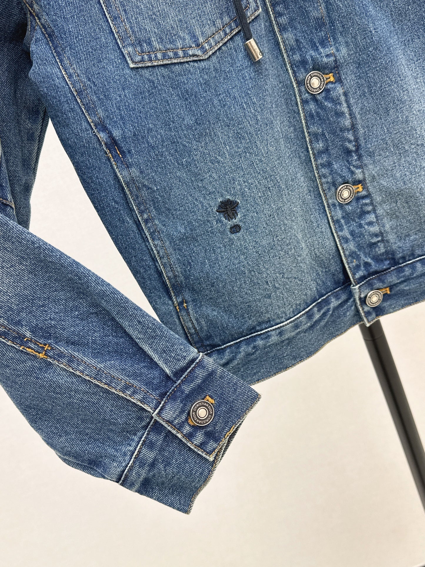 Hooded denim jacket