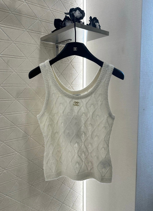 Fireworks Rhinestone Knit Vest
