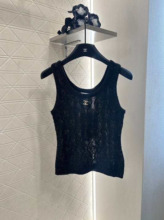 Fireworks Rhinestone Knit Vest