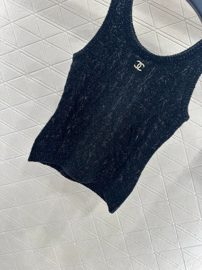 Fireworks Rhinestone Knit Vest