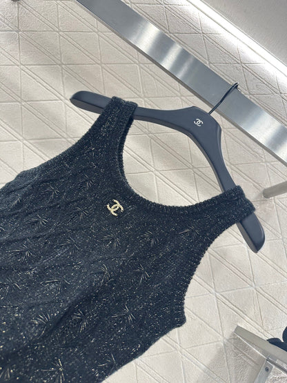 Fireworks Rhinestone Knit Vest