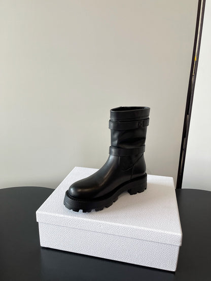 Thick soled knight boots, heavy-duty Martin boots