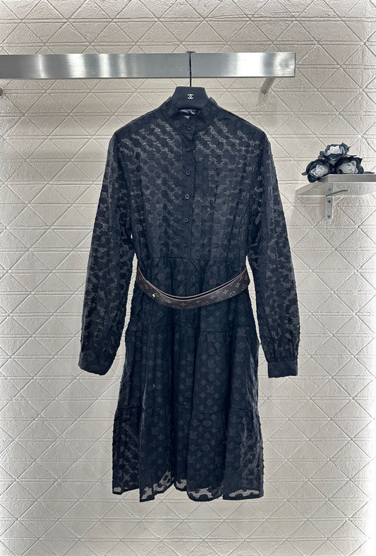 25fw Jacquard dress
