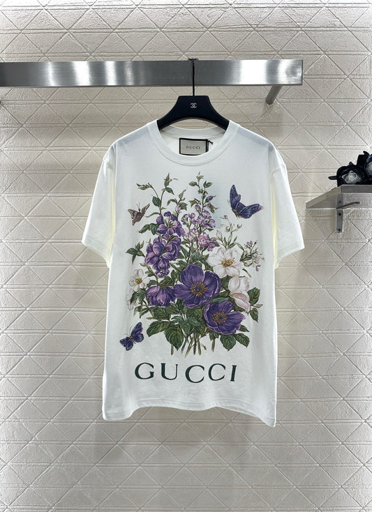 25fw Printed round neck T-shirt