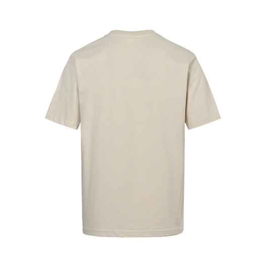 25ss checkerboard leather card pocket short sleeved shirt
