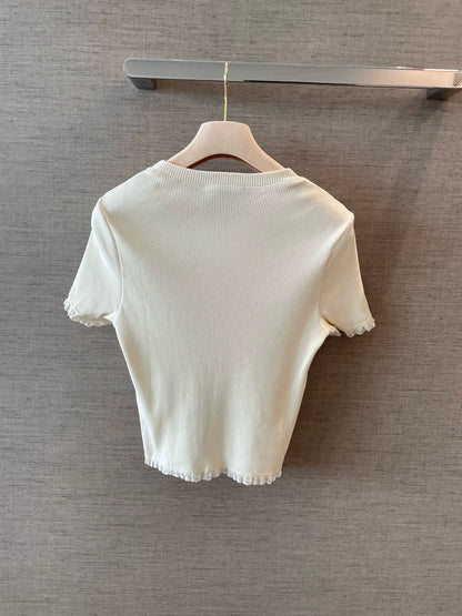 25 lace short sleeves