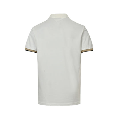 25ss CD gold thread embroidered letters Polo short sleeved shirt