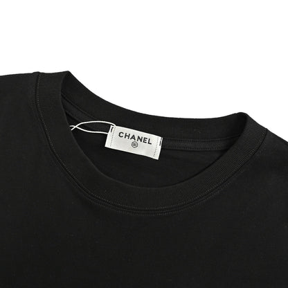 Colorful letter short sleeves