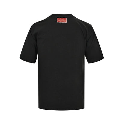 25ss Double G gold logo embroidered short sleeves