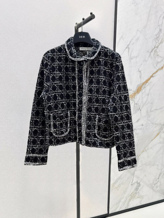 D 25 Lapel knitted cardigan