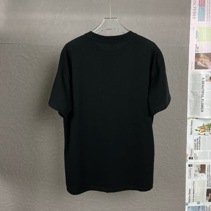 25ss misplaced logo embroidery T-shirt