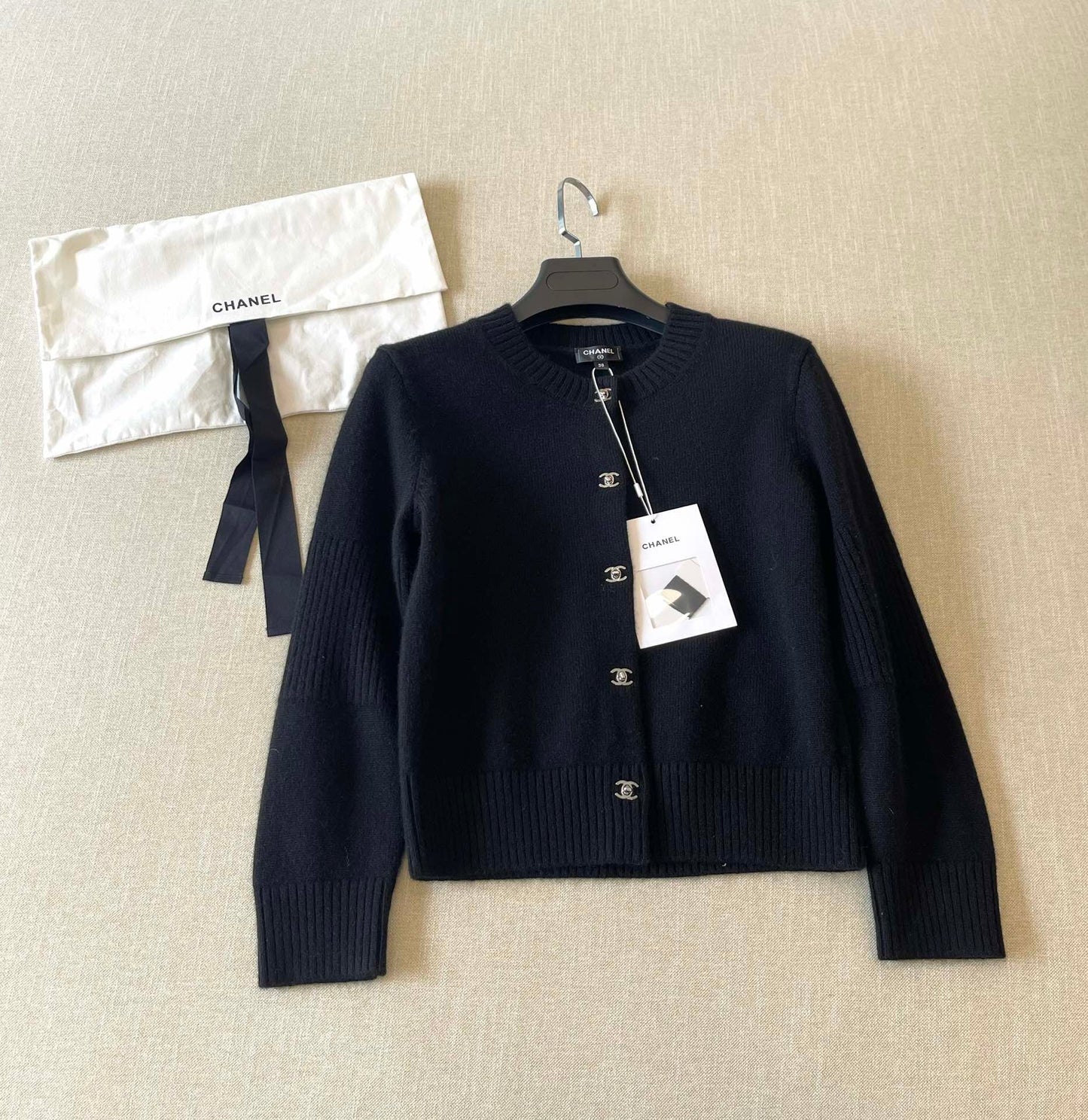 Cashmere Button Cardigan
