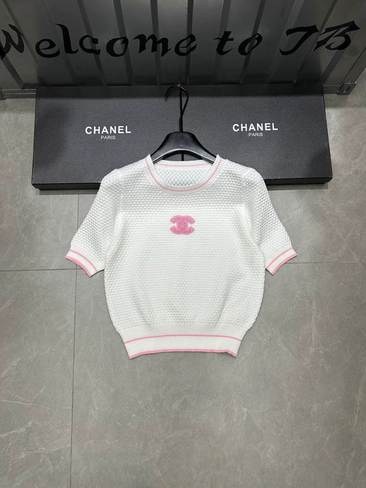 New  flocked short sleeves