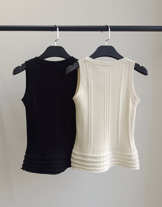 25ss new logo knitted camisole