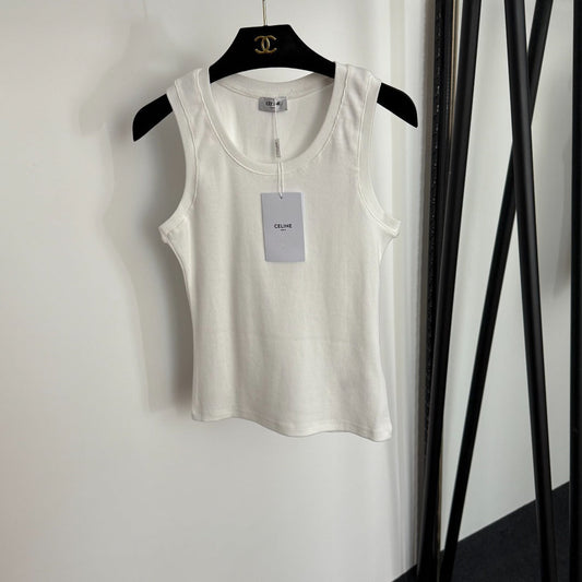 25 simple logo embroidered letter vest