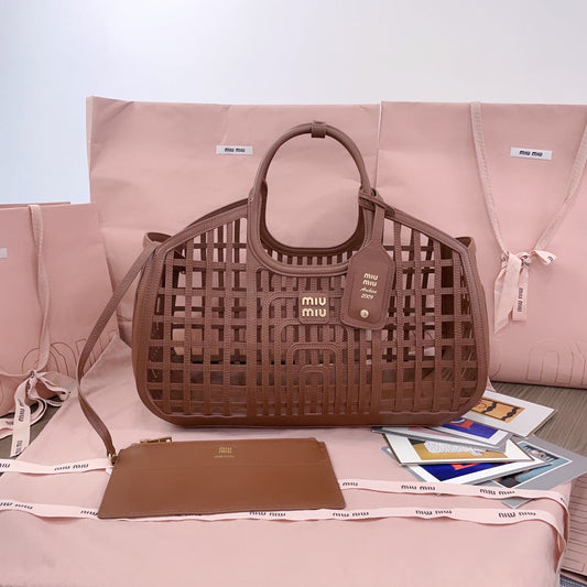 M 25 New Product Vegetable Basket Sea Salt White Soft Naa Leather Handbag 5BA294