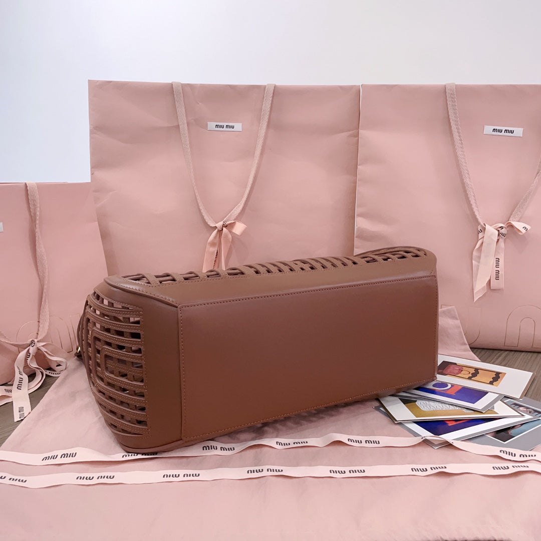M 25 New Product Vegetable Basket Sea Salt White Soft Naa Leather Handbag 5BA294