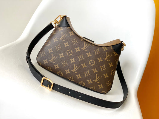 L 25 Classic old flower cowhide handbag