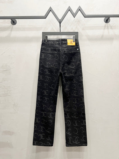 C Classic All-Over Logo Jeans