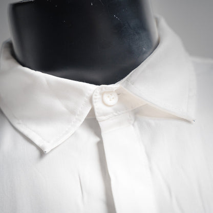 25 Gradient Floral Embroidered Long-Sleeved Shirt
