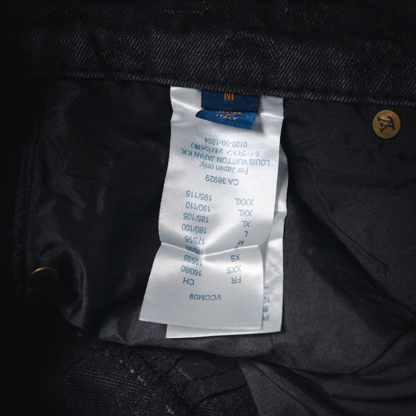 25FW Allover Monogram Gray Jacquard Denim Jacket