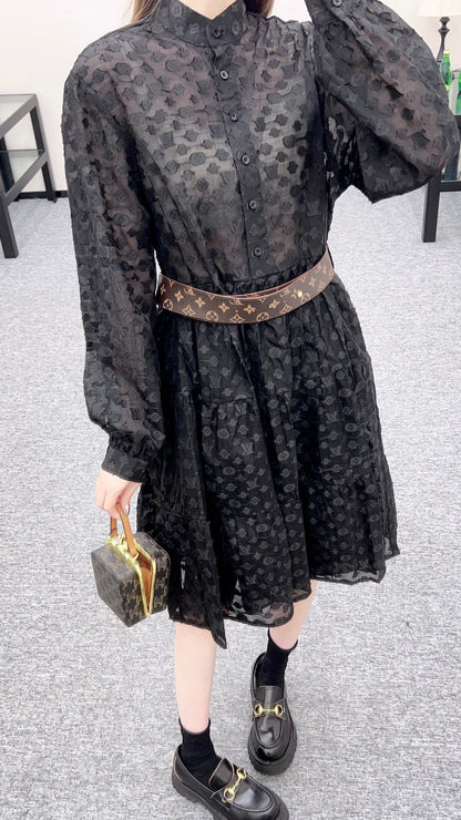 25fw Jacquard dress