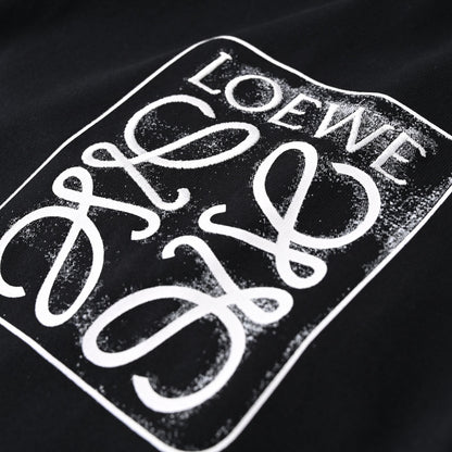 25ss Large logo pocket splash embroidery short-sleeved T-shirt