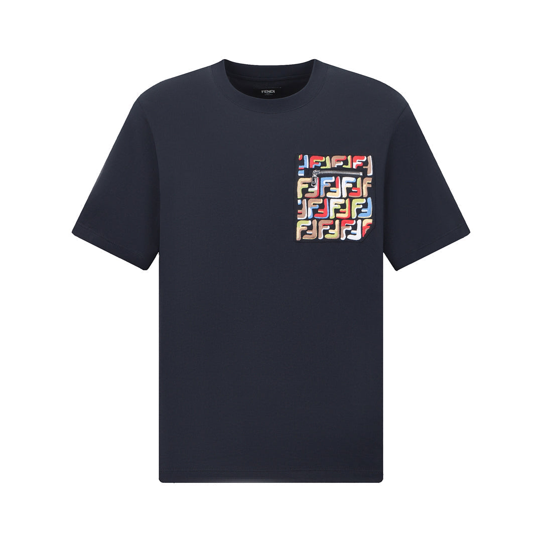 25ss Colorful embroidered T-shirt