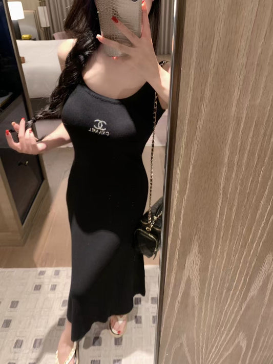Strap Knitted Dress