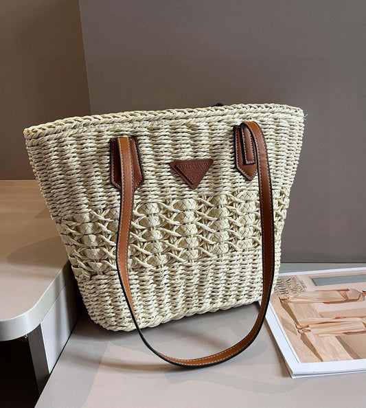 25 New Summer Raffia Hand-woven Bags