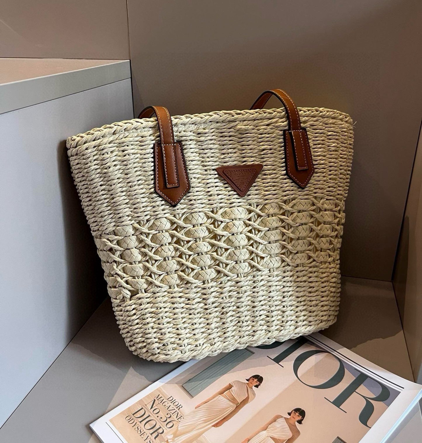 25 New Summer Raffia Hand-woven Bags
