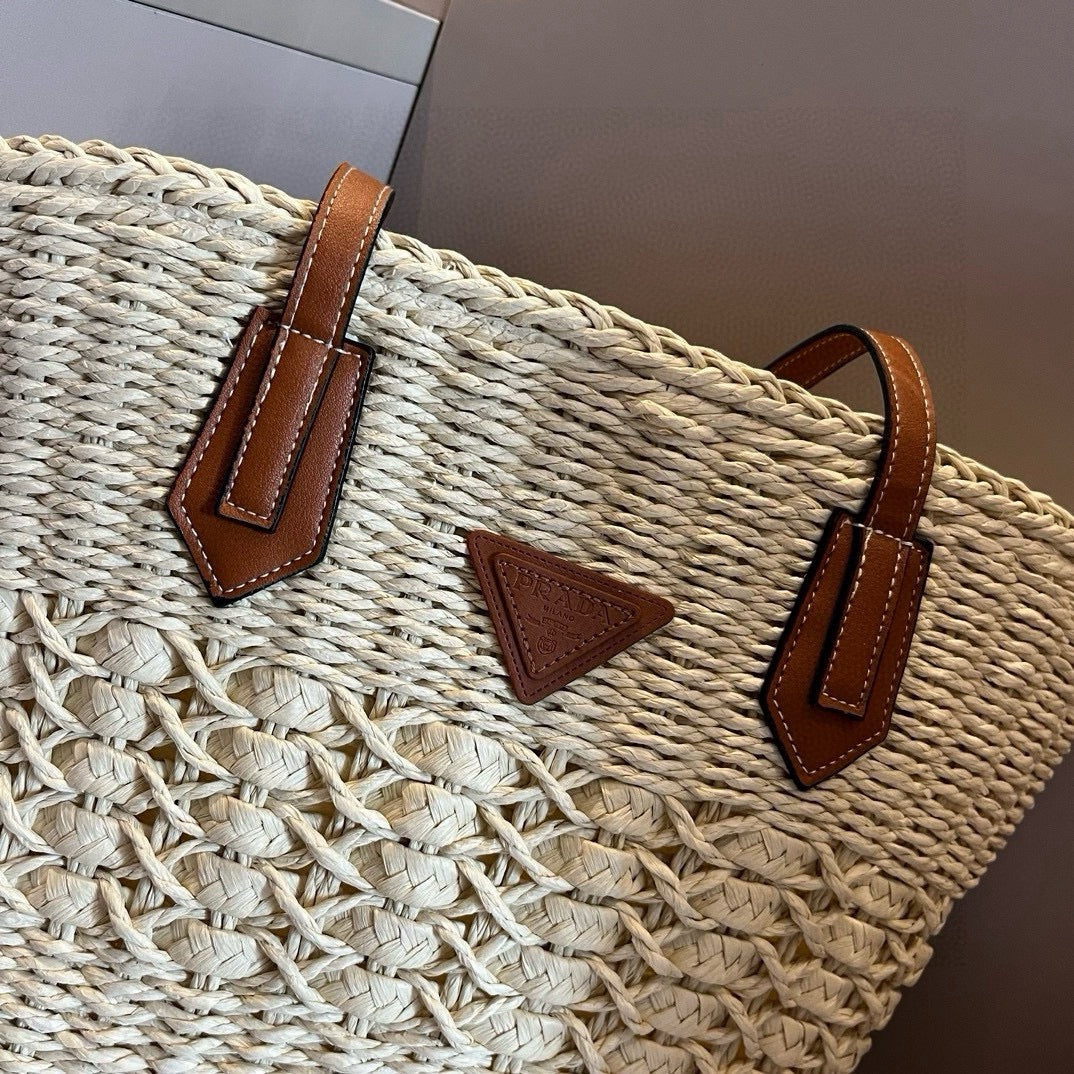 25 New Summer Raffia Hand-woven Bags