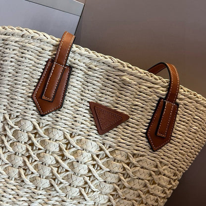 25 New Summer Raffia Hand-woven Bags