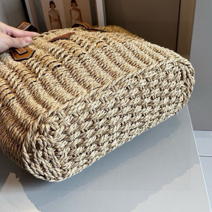 25 New Summer Raffia Hand-woven Bags