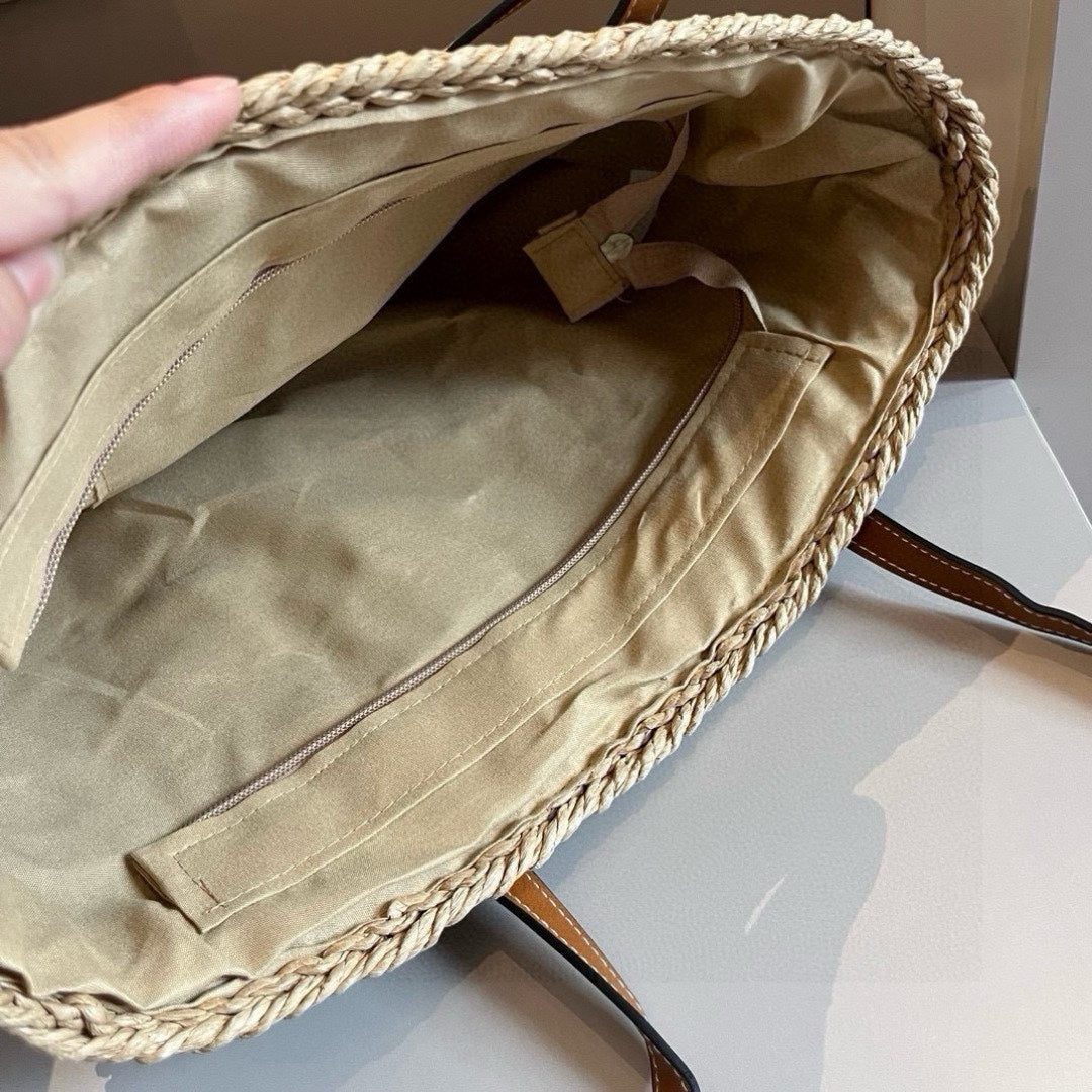 25 New Summer Raffia Hand-woven Bags