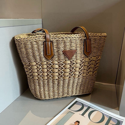 25 New Summer Raffia Hand-woven Bags