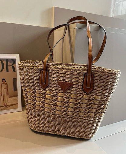 25 New Summer Raffia Hand-woven Bags